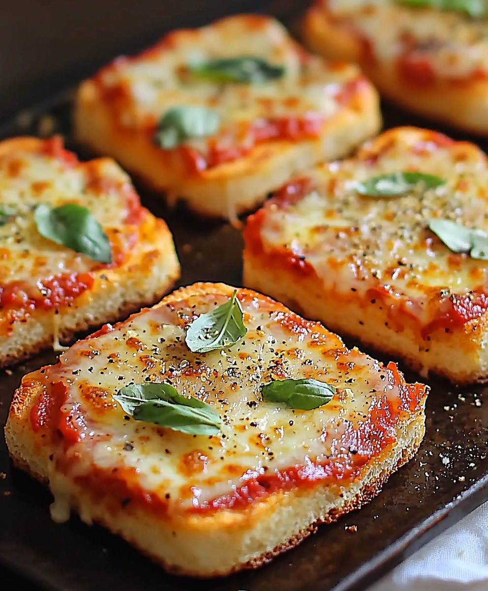 Garlic Toast Pizza