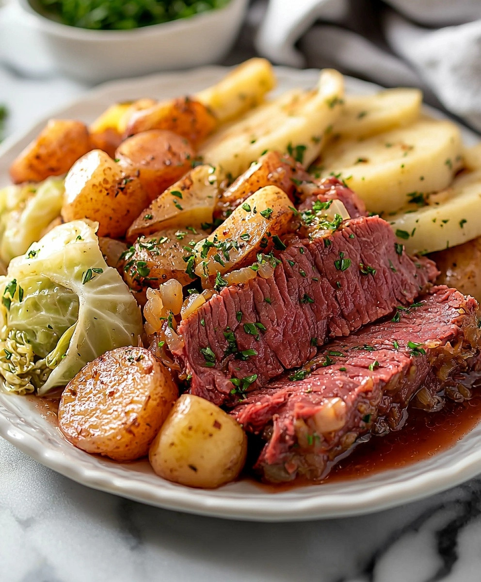 Corned Beef Cabbage Dinner