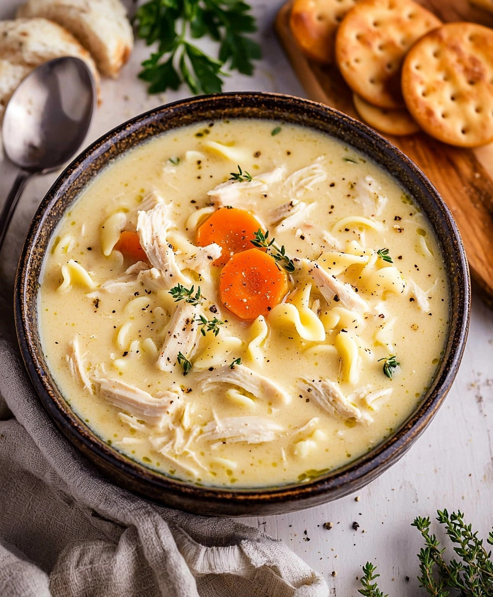 Creamy Chicken Noodle Soup