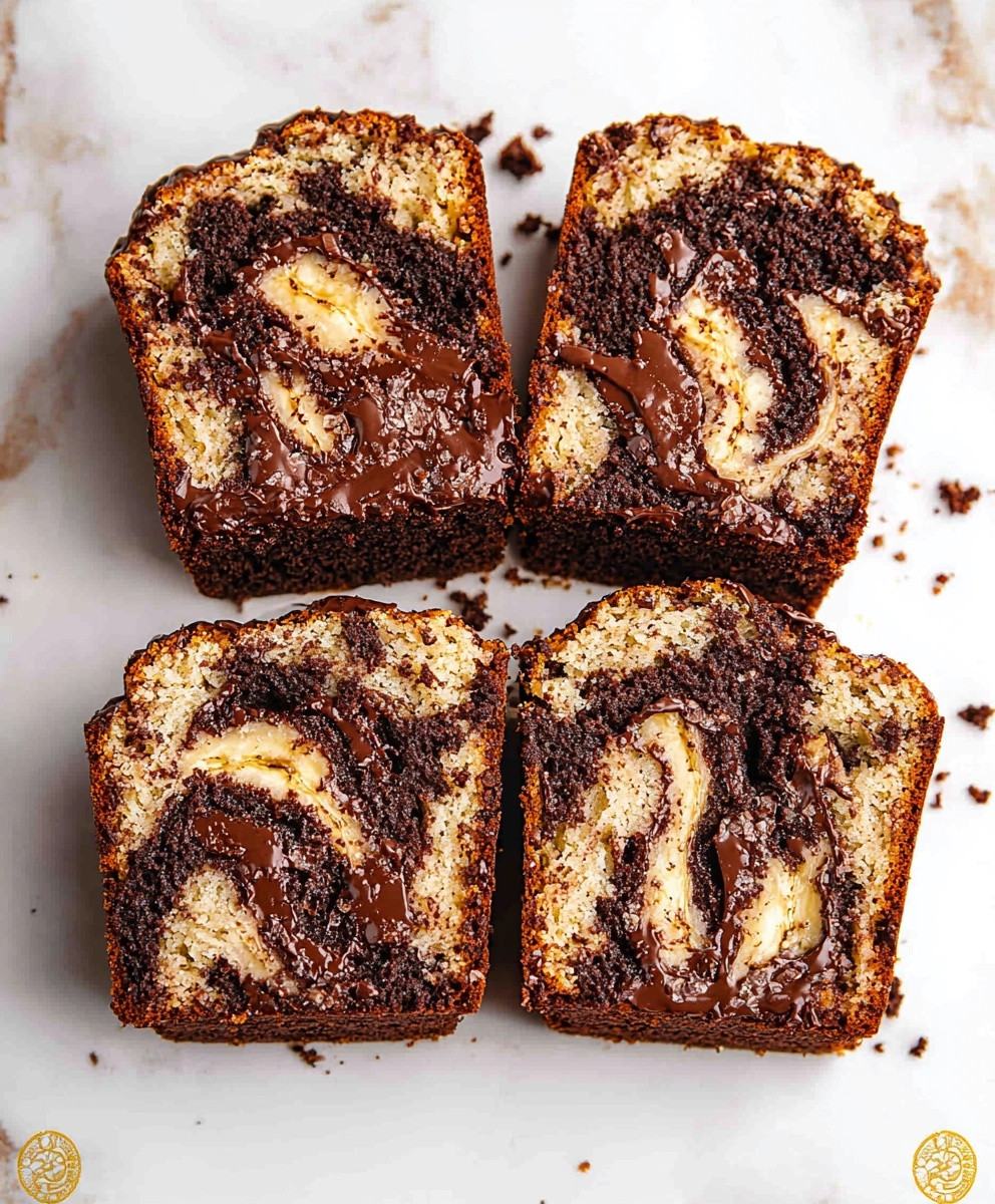 Chocolate Marble Banana Bread
