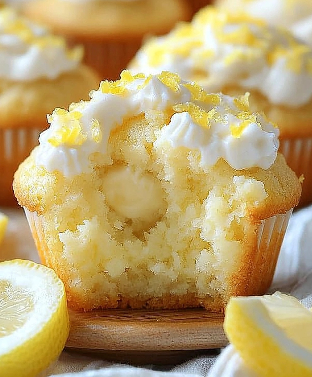 Lemon Cream Cheese Muffins