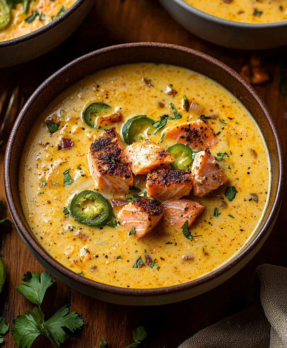Blackened Salmon Chowder