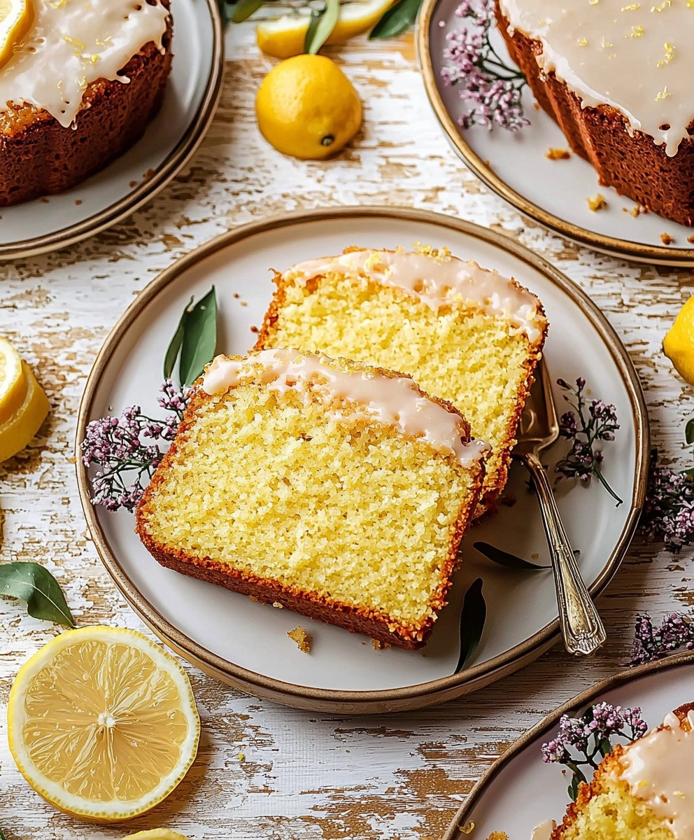 Iced Lemon Loaf Cake