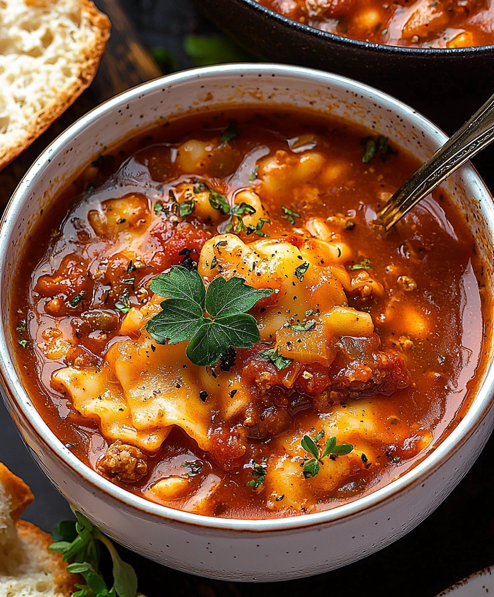 Vegan Lasagna Soup