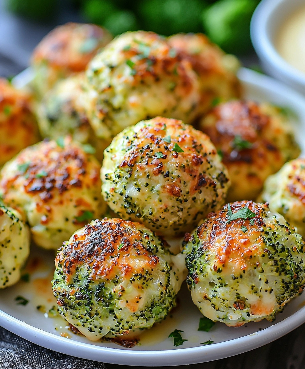 Baked Broccoli Cheese Balls