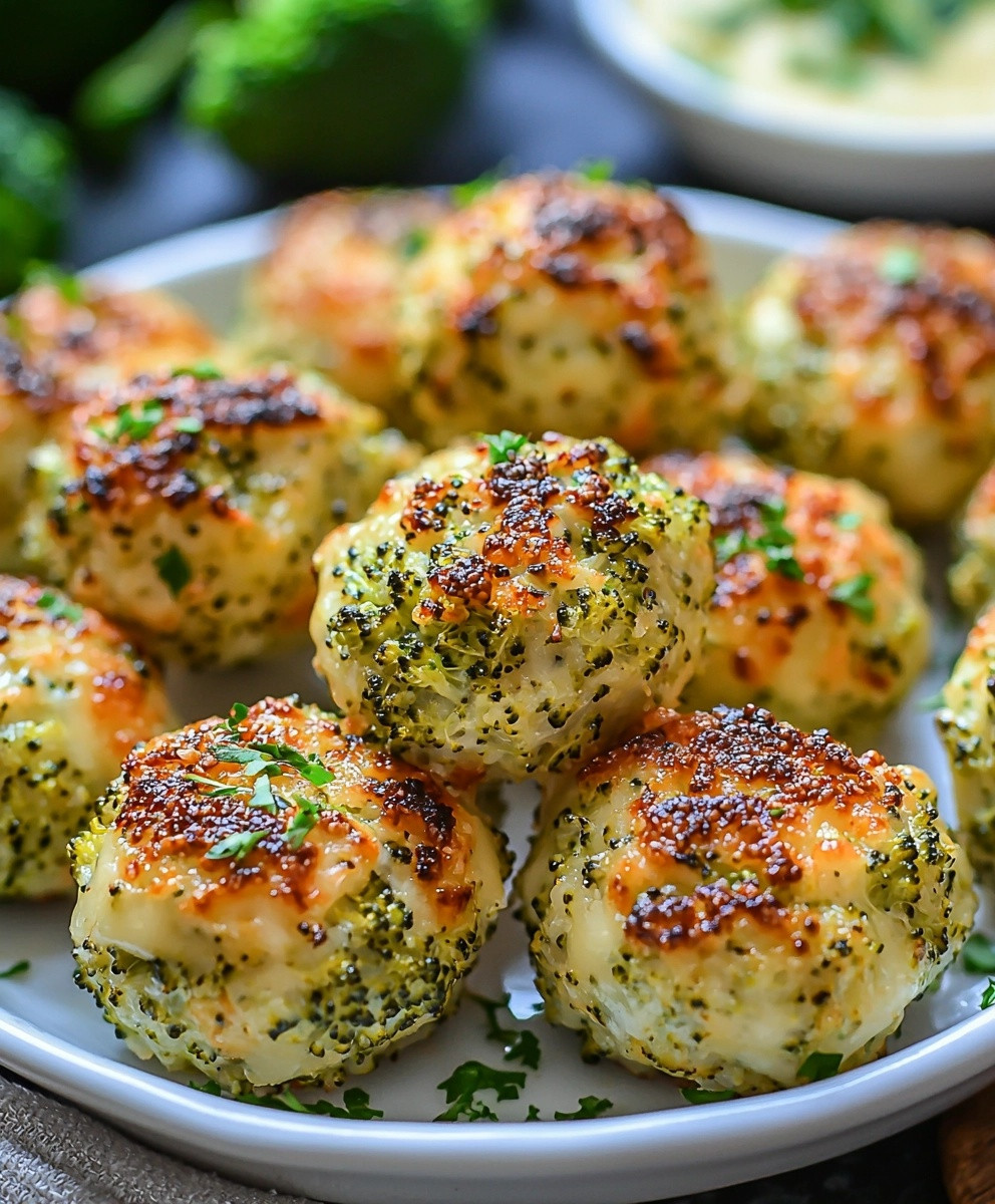 Baked Broccoli Cheese Balls
