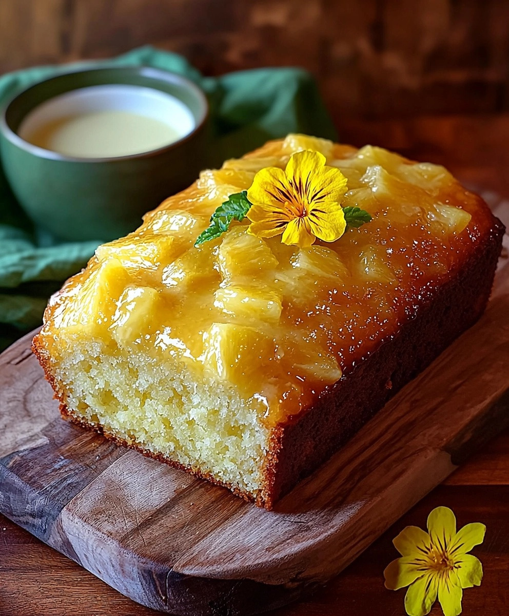 Pineapple Quick Bread Baking