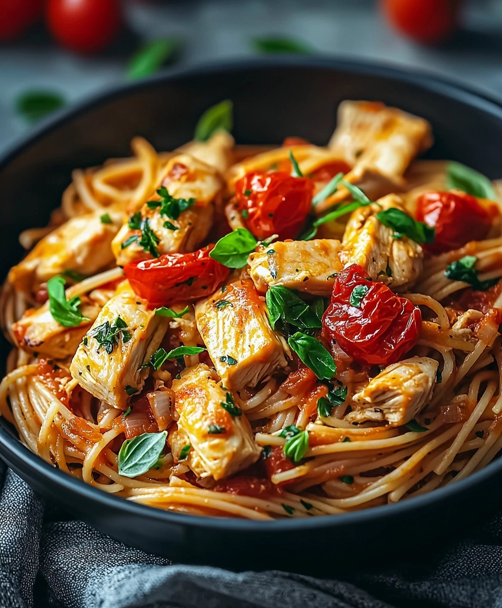 Italian Chicken Pasta Dish