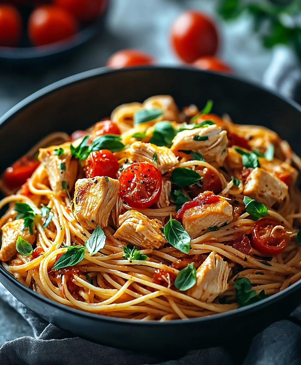 Italian Chicken Pasta Dish