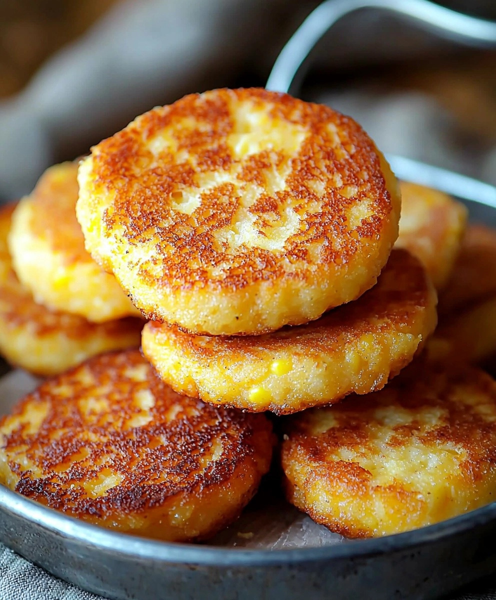 Fried Cornbread Hoecakes