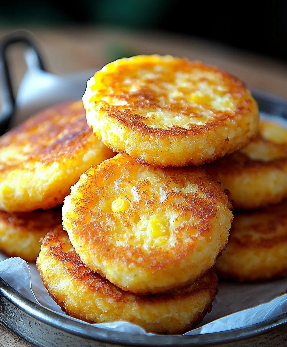 Fried Cornbread Hoecakes