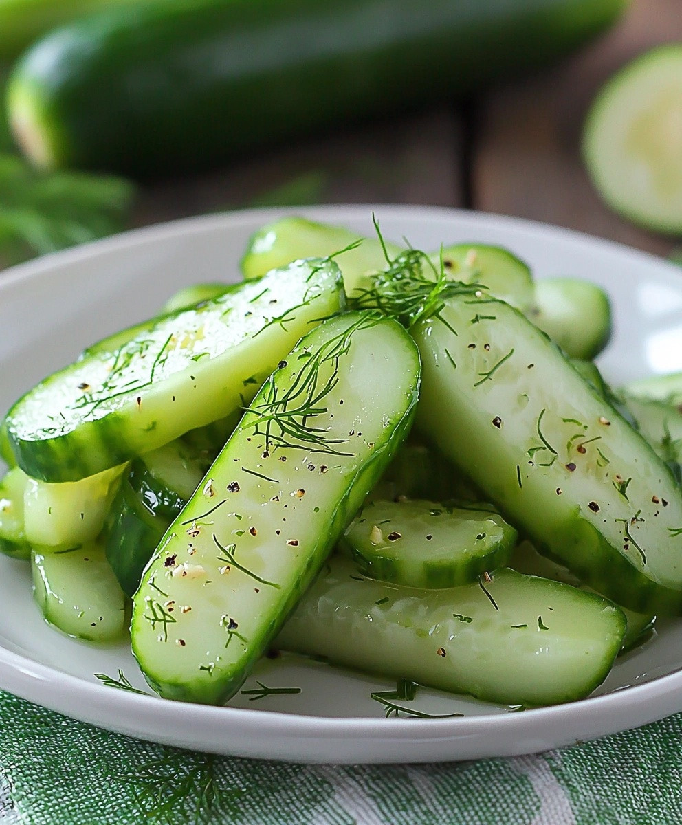 Garlic Dill Cucumbers