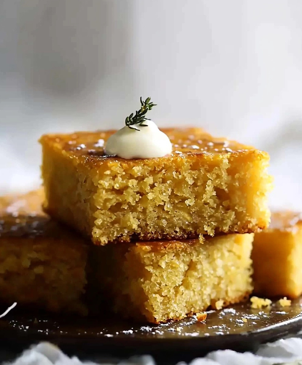 Sourdough Cornbread Baking