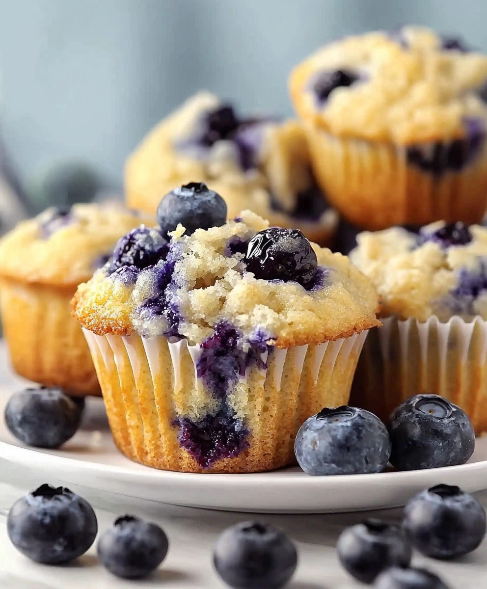 Buttermilk Blueberry Muffins
