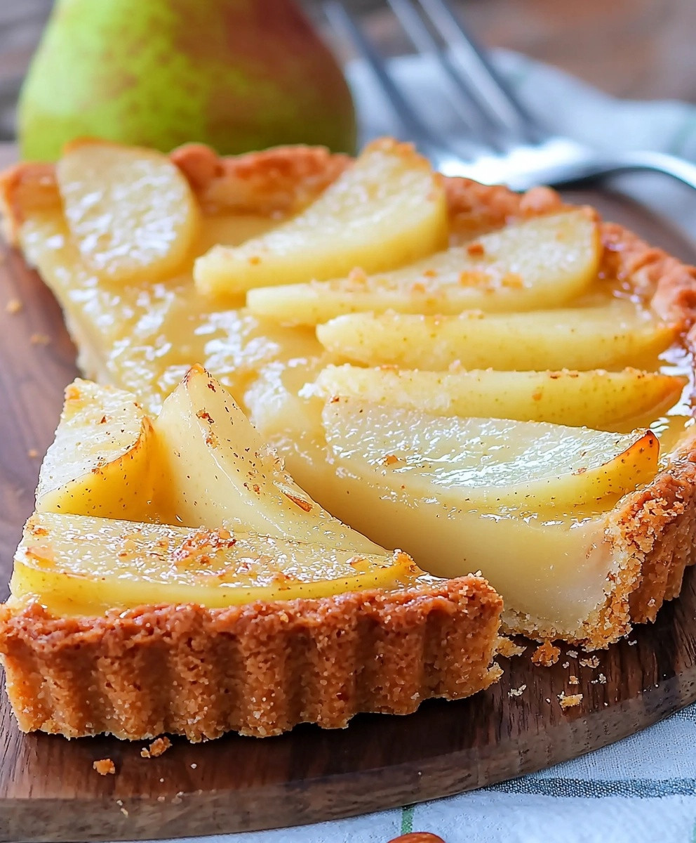Pear Almond Tart