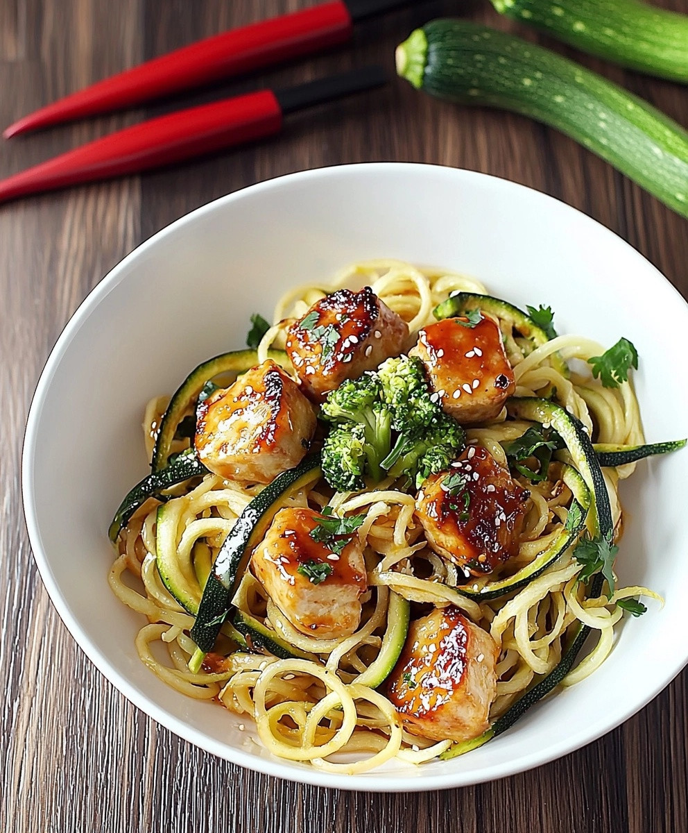 Teriyaki Zucchini Noodles