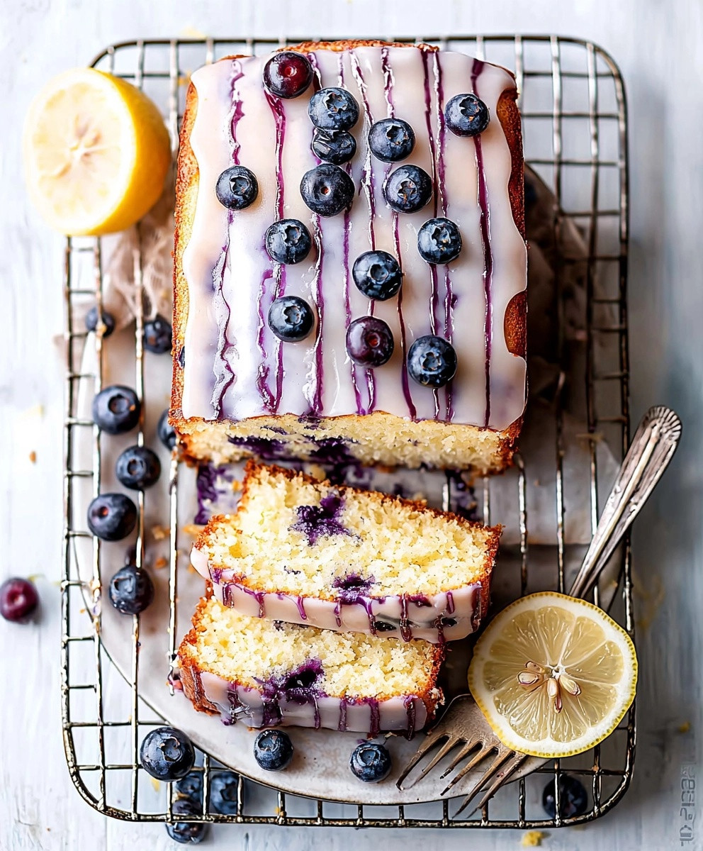 Homemade Blueberry Lemon Cake