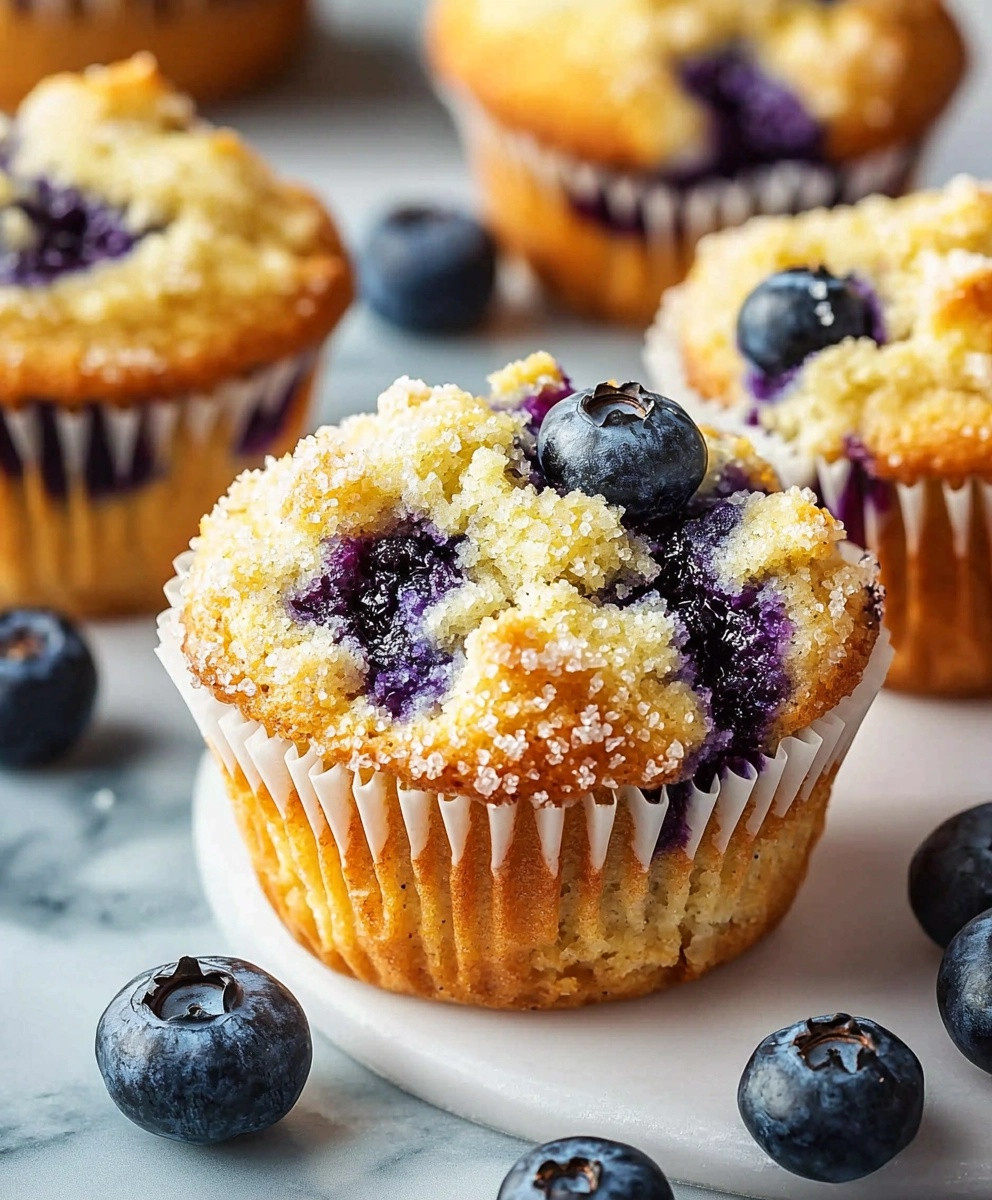 Moist Blueberry Muffins