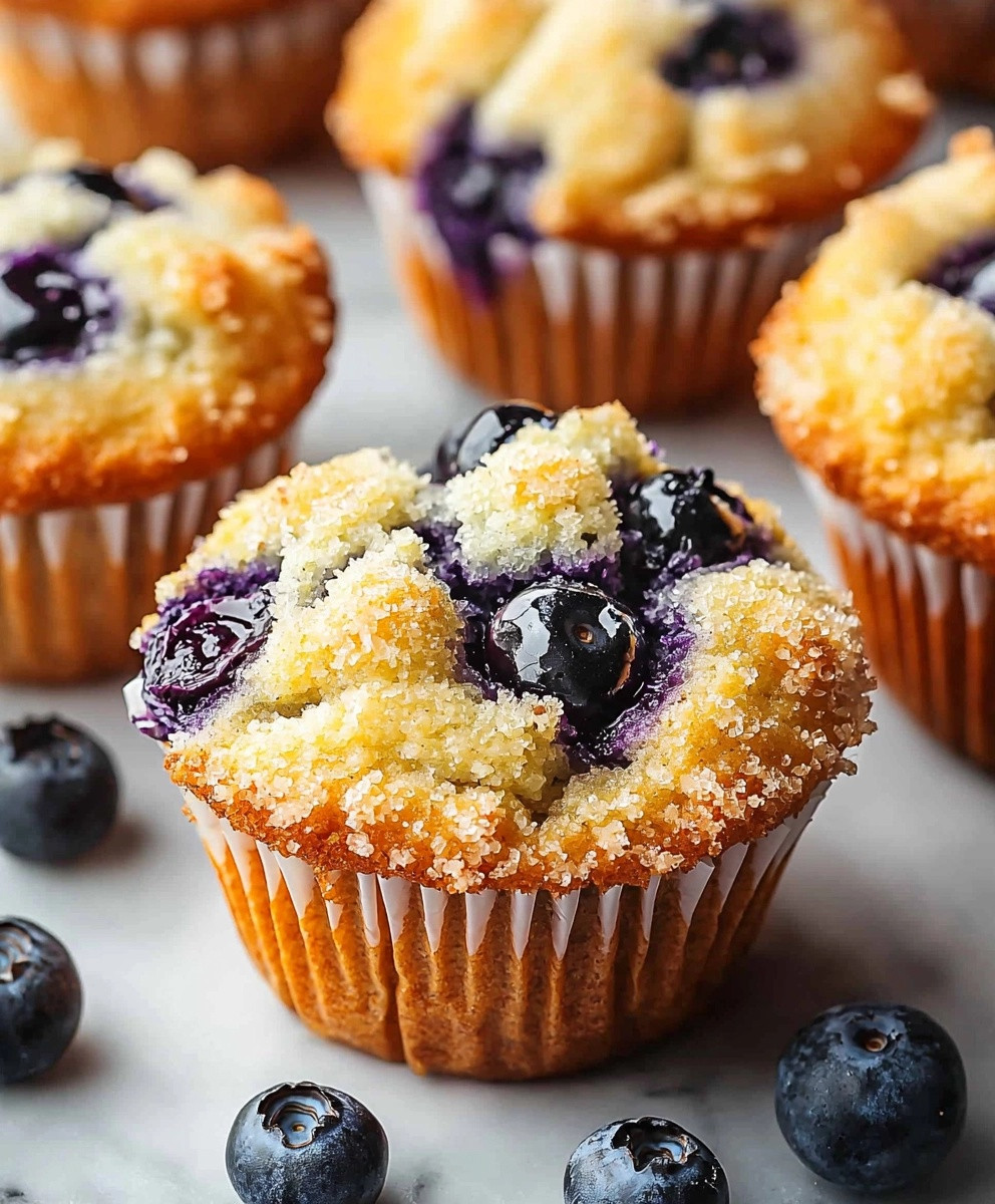 Moist Blueberry Muffins