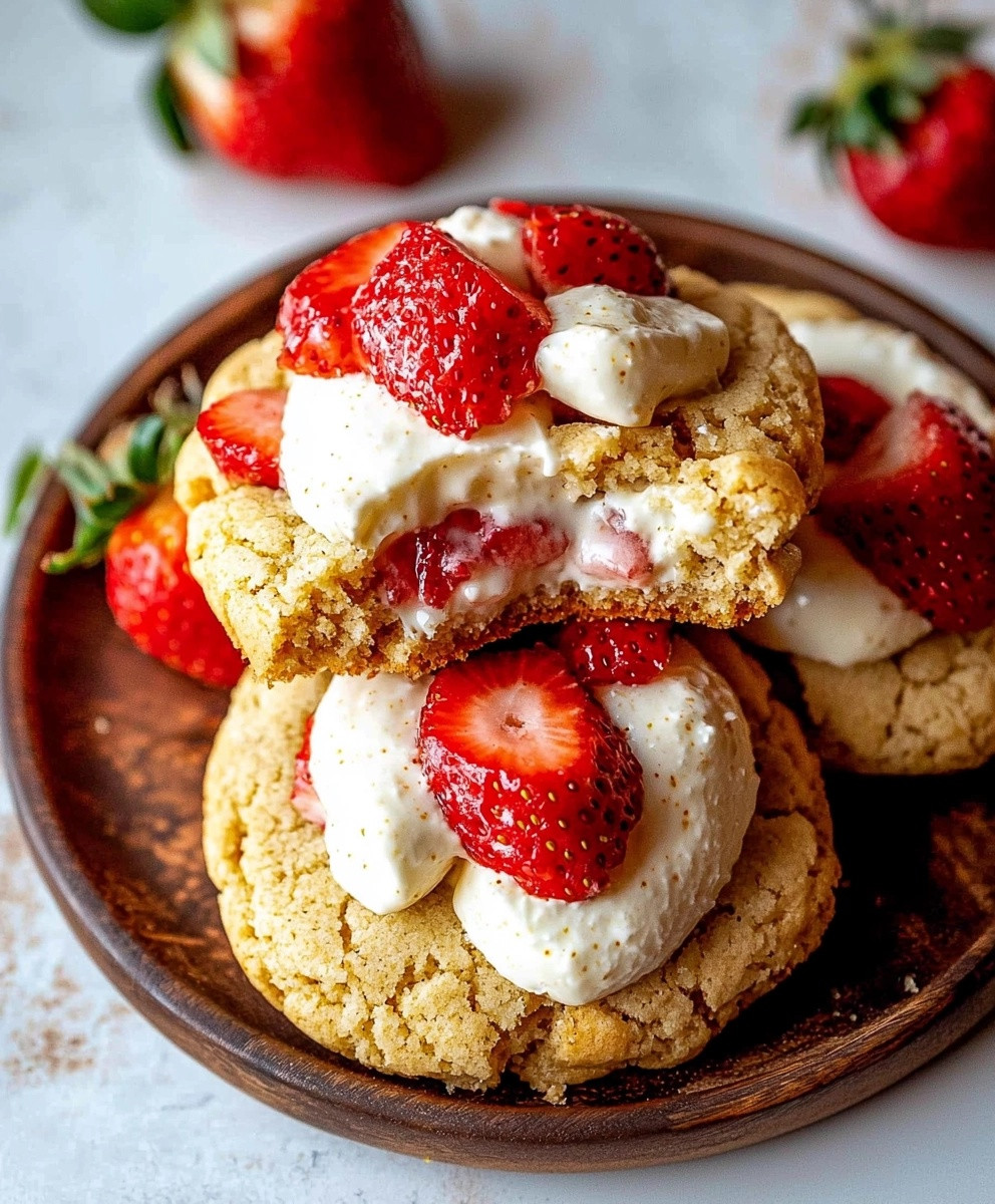 Strawberry Cheesecake Cookies