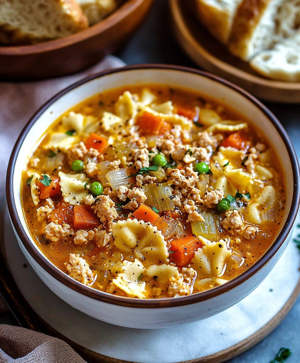 Ground Chicken Soup