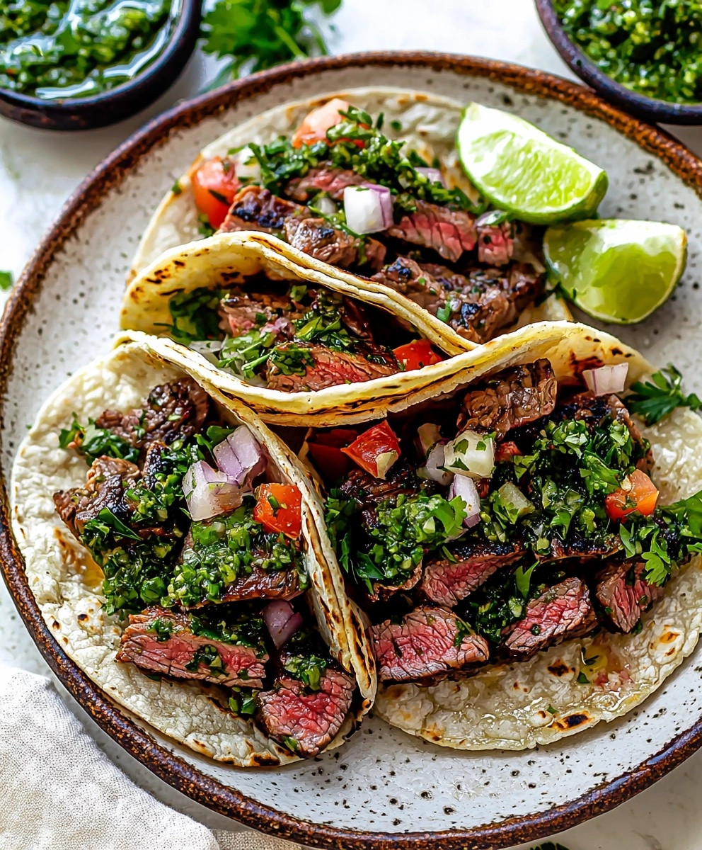 Chimichurri Steak Tacos