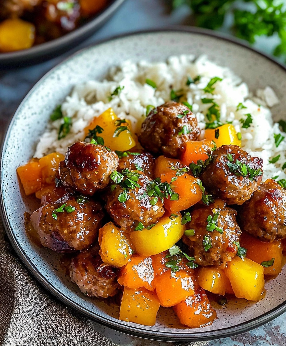 Sweet and Sour Meatballs