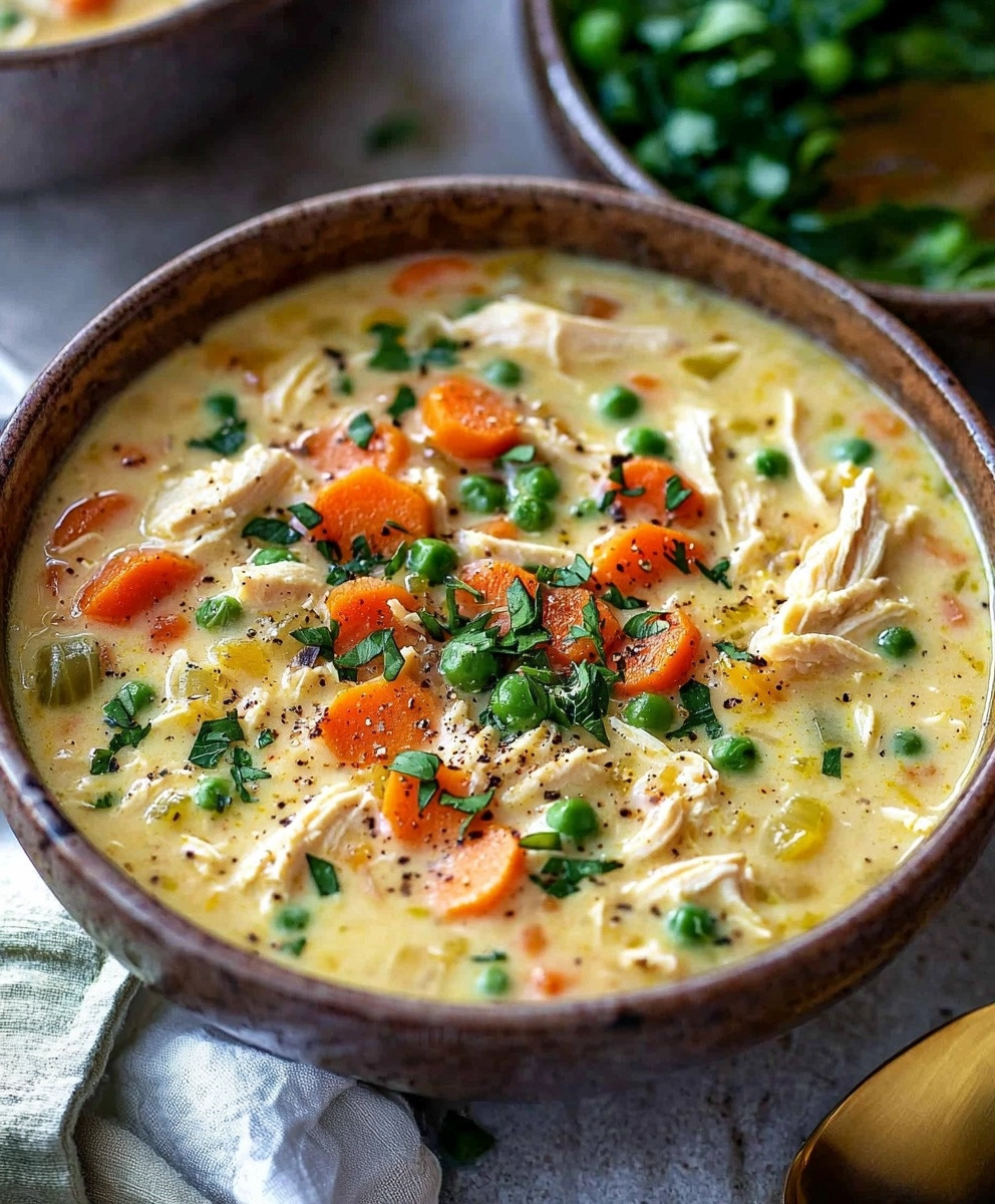 Creamy Chicken Vegetable Soup