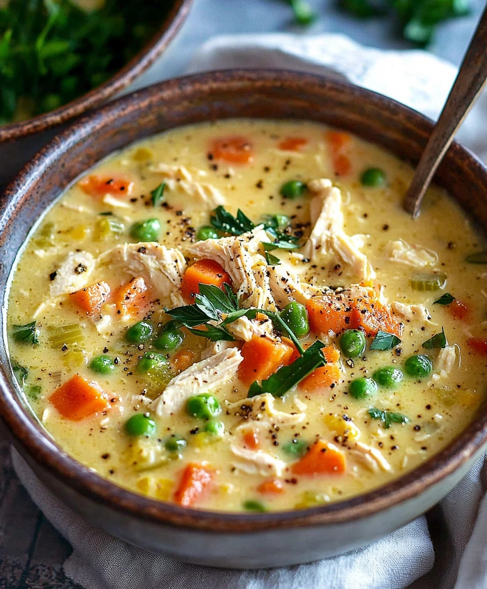 Creamy Chicken Vegetable Soup