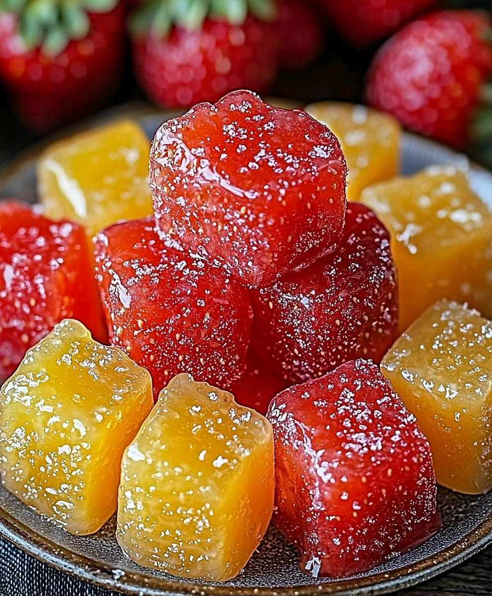 Strawberries and Pineapple Candy