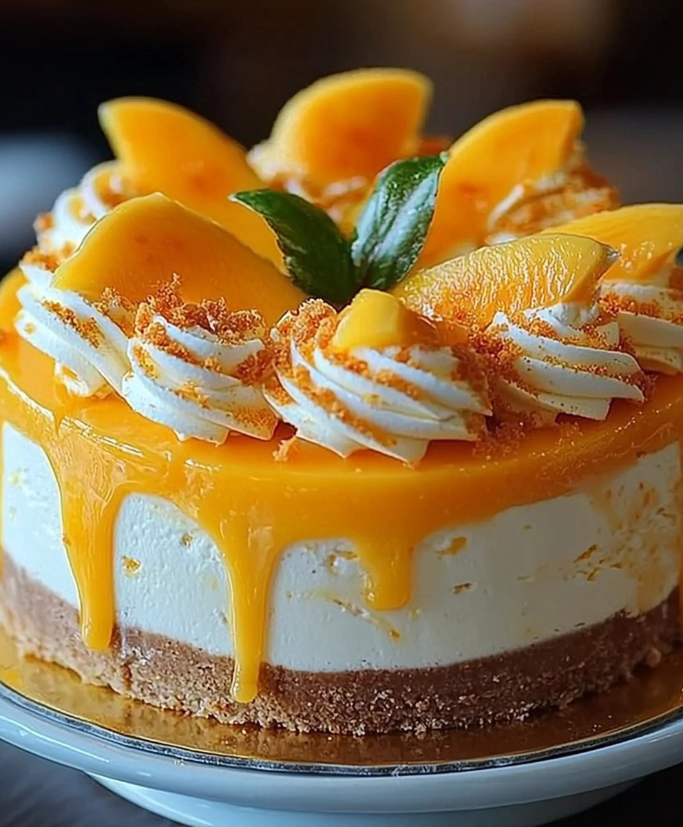 Mango Mousse Cheesecake