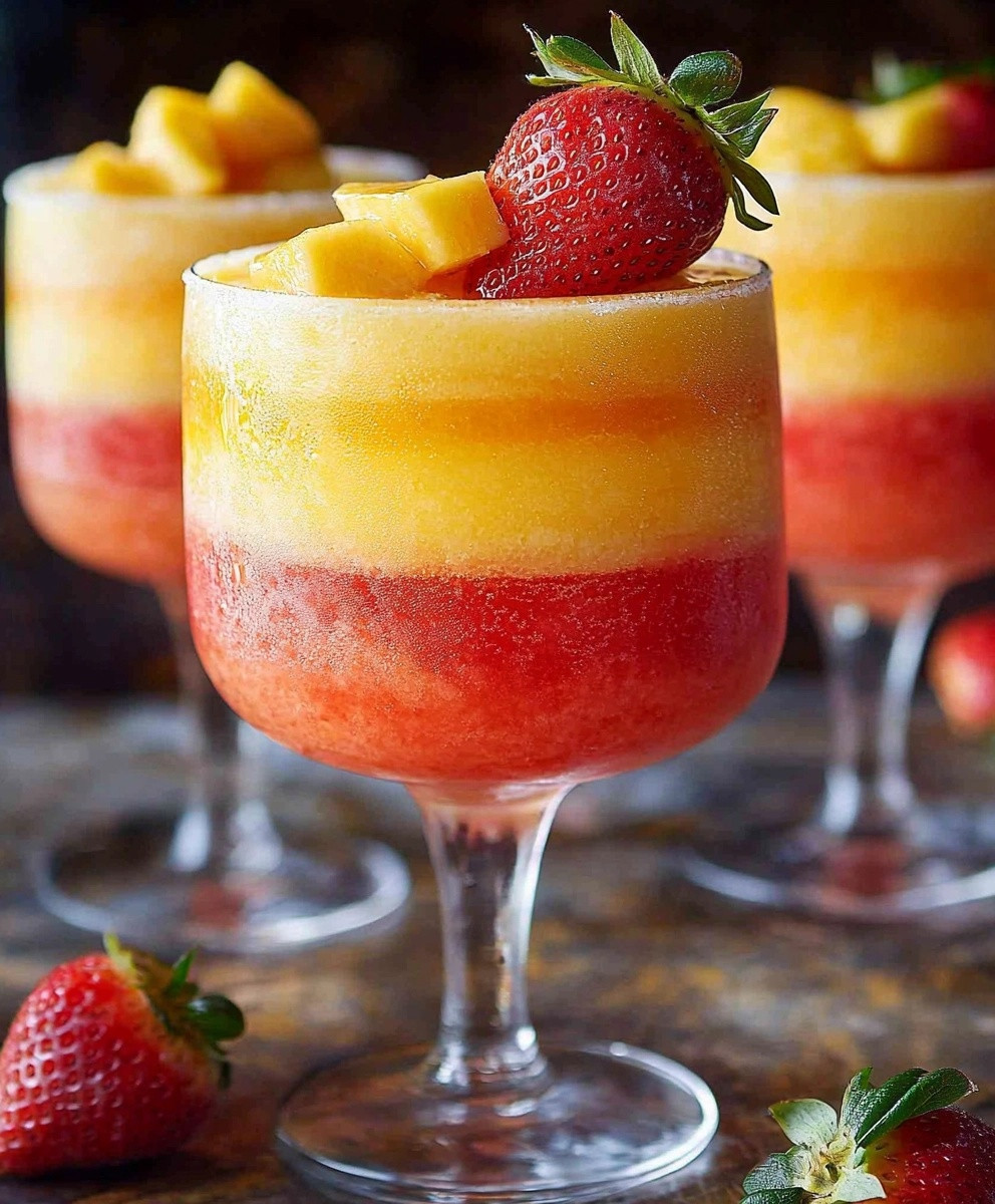 Strawberry Mango Margaritas