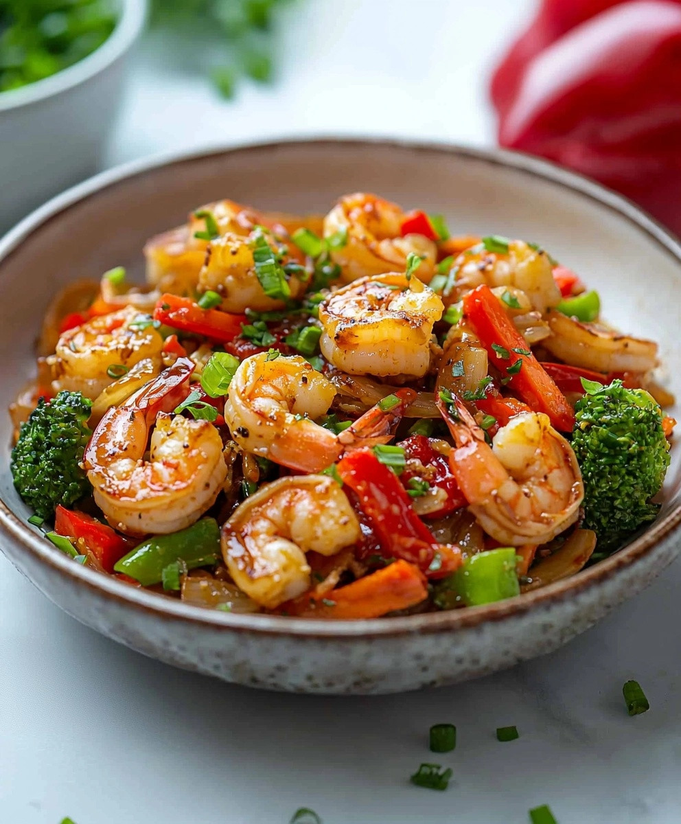 Shrimp Stir-Fry Dish