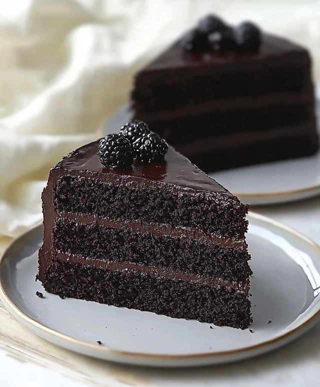 Black Cocoa Cake