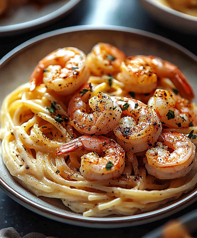 Cajun Shrimp Alfredo Pasta