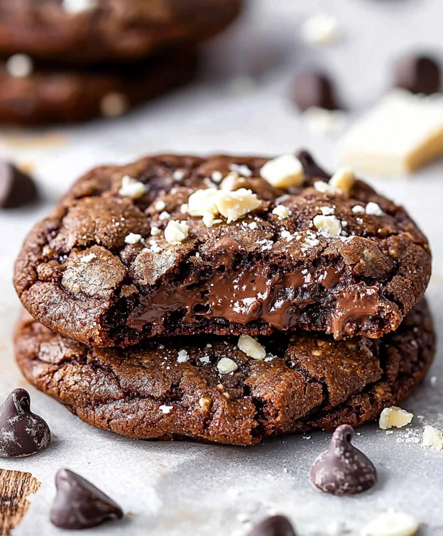 Small Batch Double Chocolate Cookies