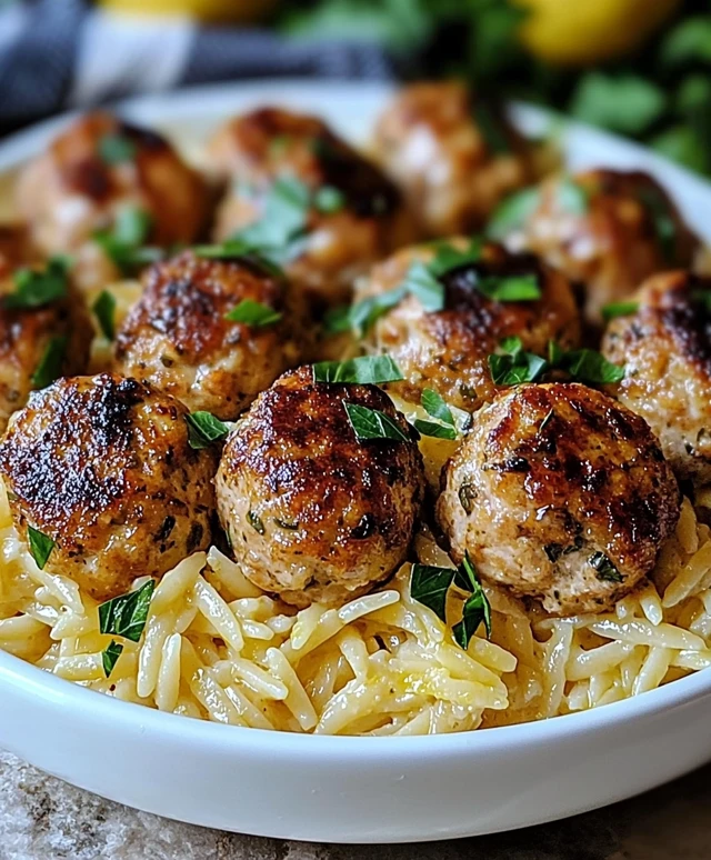 Lemon Chicken Meatballs