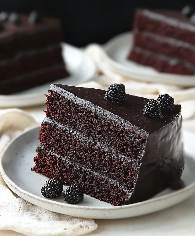 Black Cocoa Cake