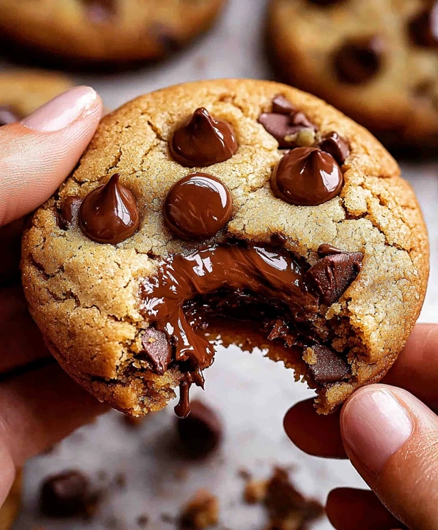 Nutella Stuffed Cookies