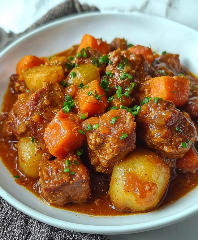 Pork stew cooking guide