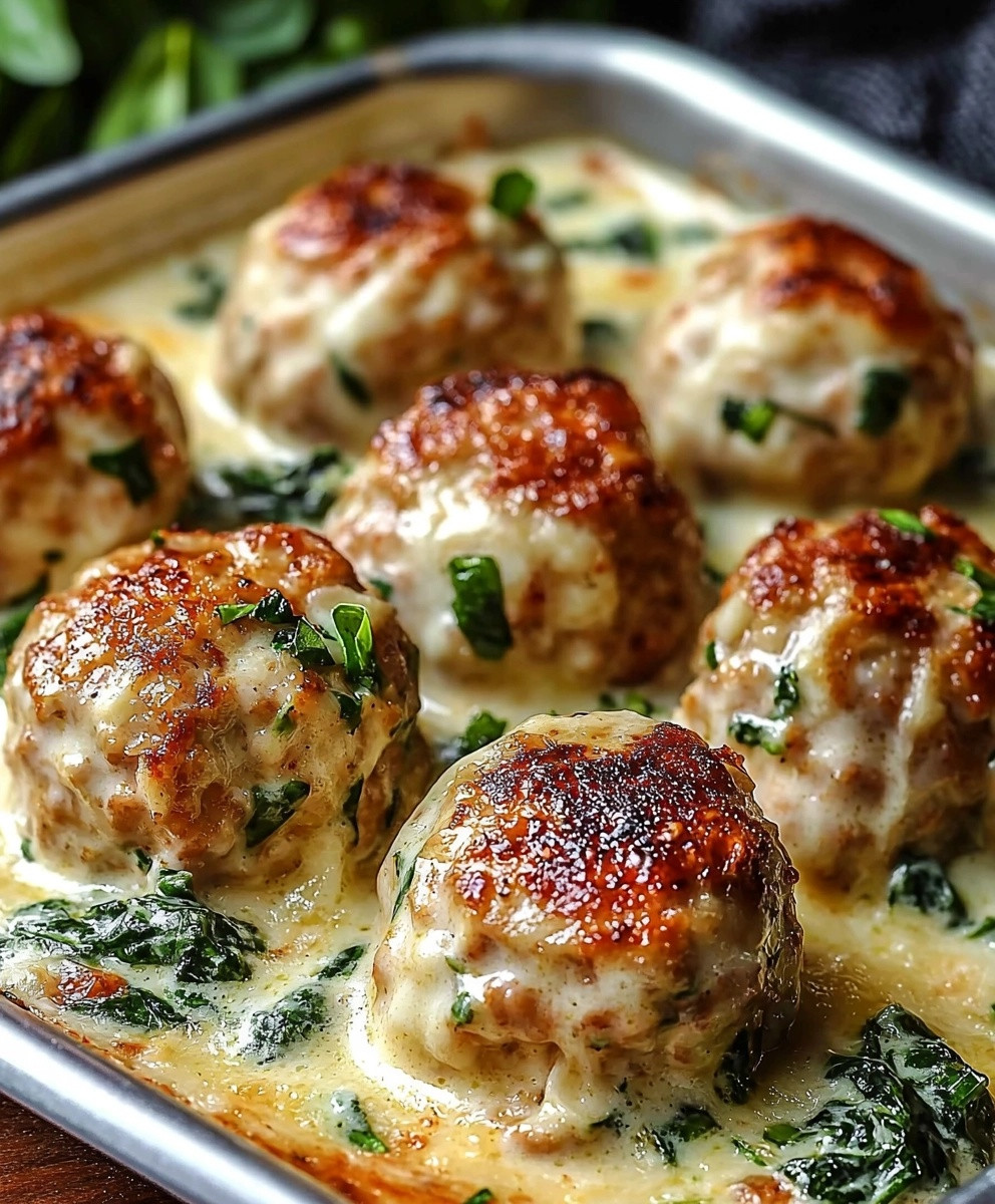 Southern baked chicken meatballs