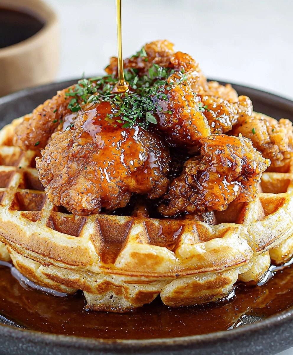 Southern Fried Chicken Waffles