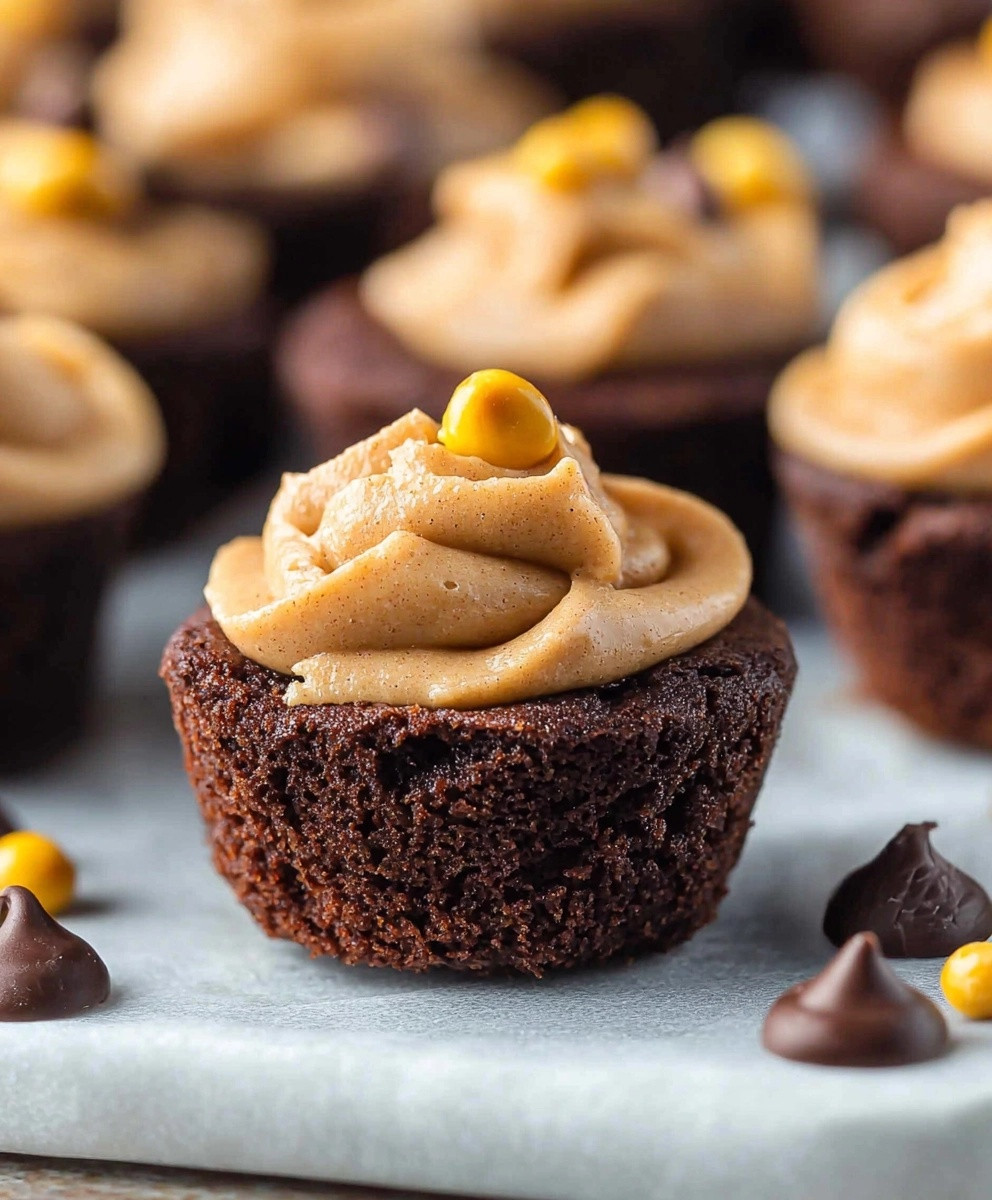 Brownie Bites with Peanut Butter
