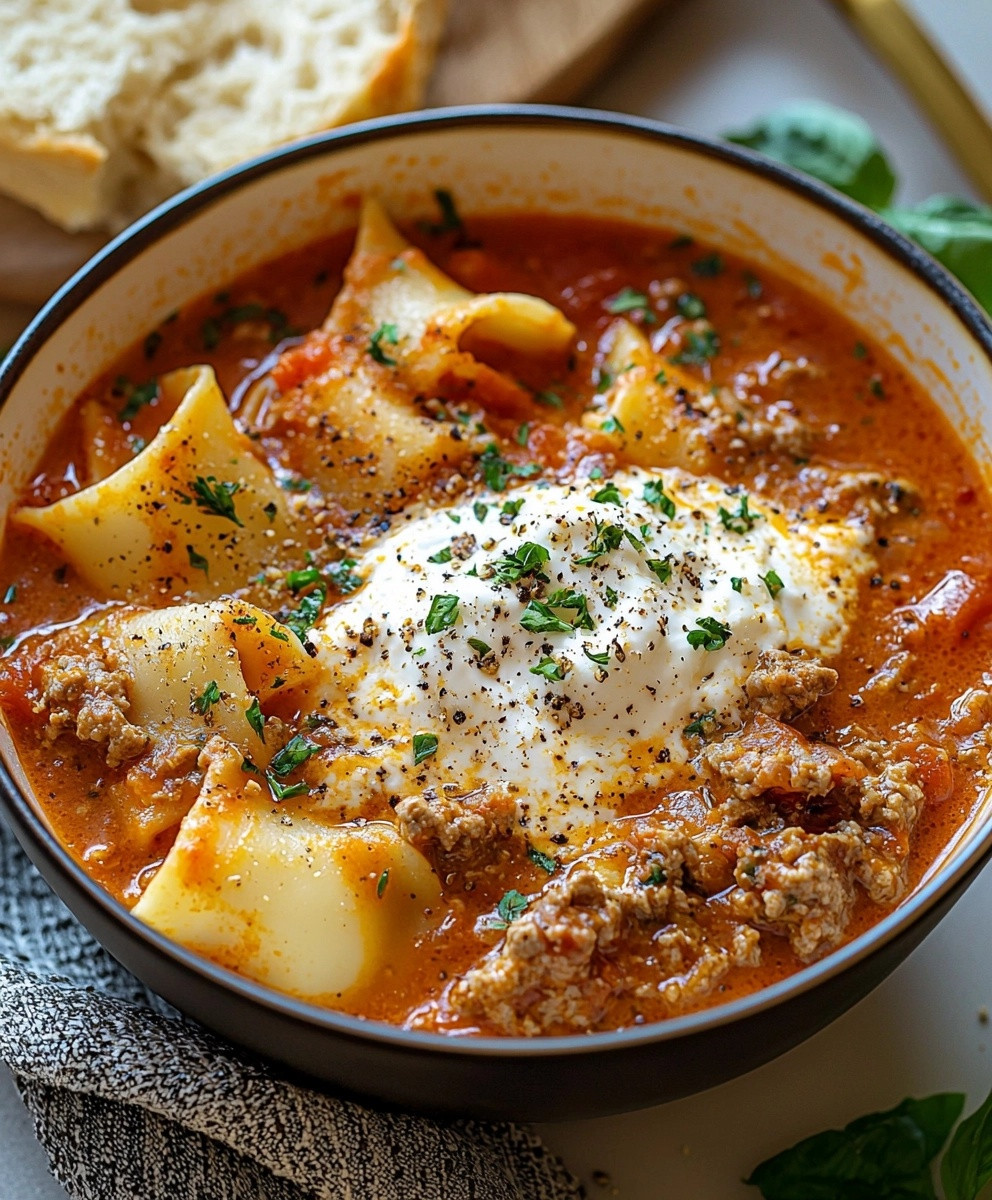 Instant Pot Lasagna Soup