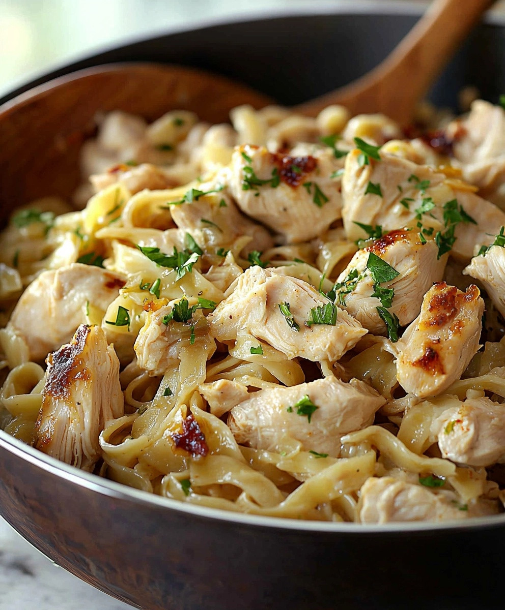 Chicken Noodles Dish