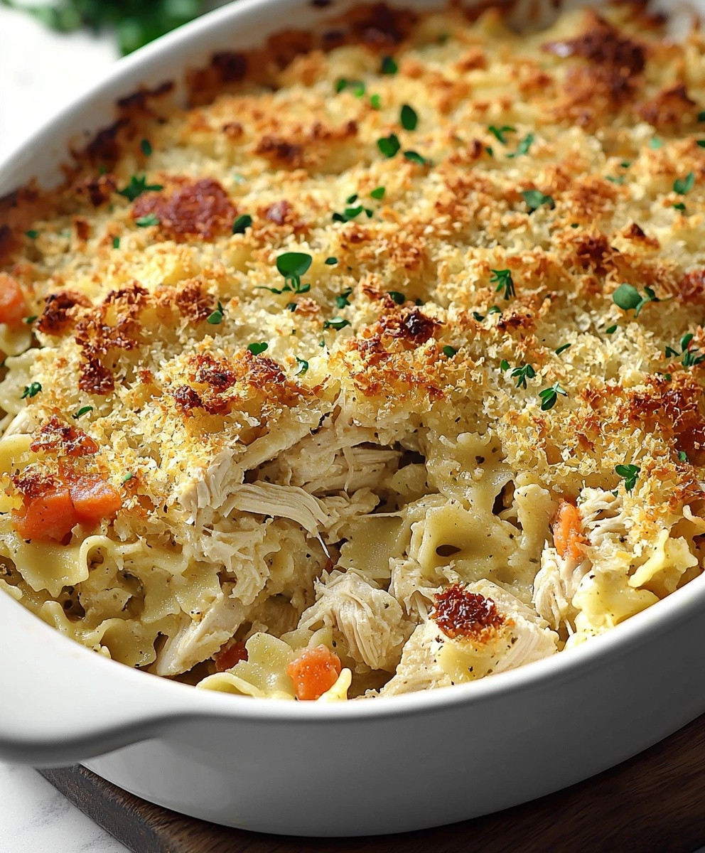 Chicken Noodle Casserole Dish