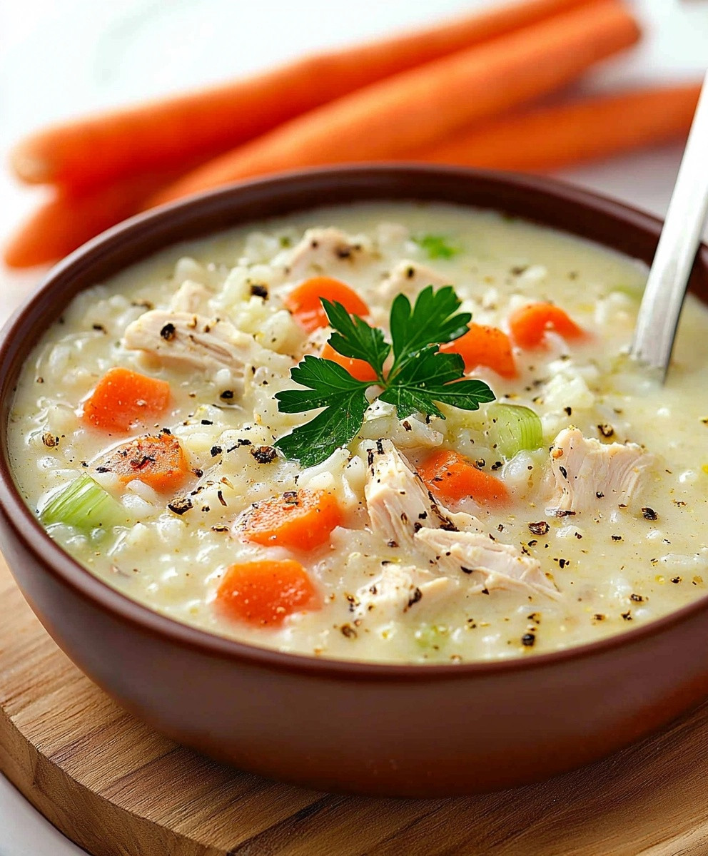 Creamy Chicken Rice Soup