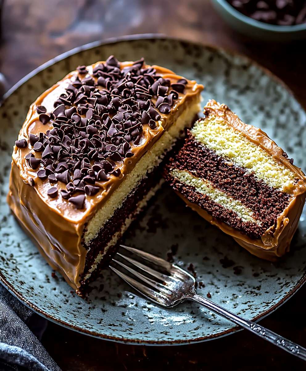 Caramel Butter Chocolate Cake