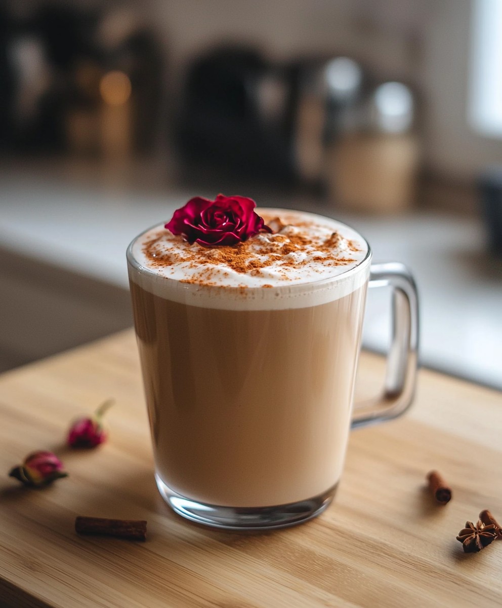 Cinnamon Rose Latte