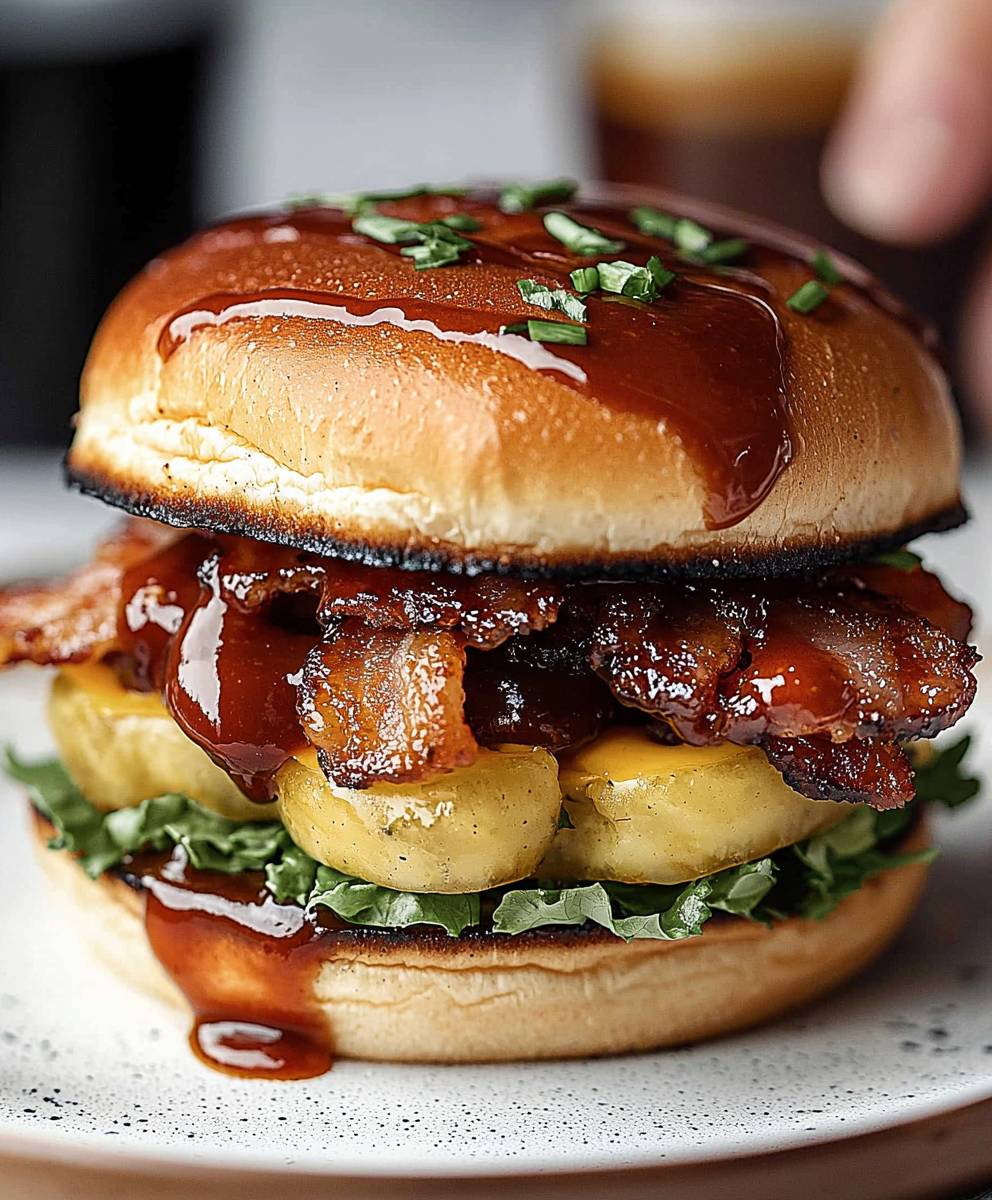 BBQ bacon burger